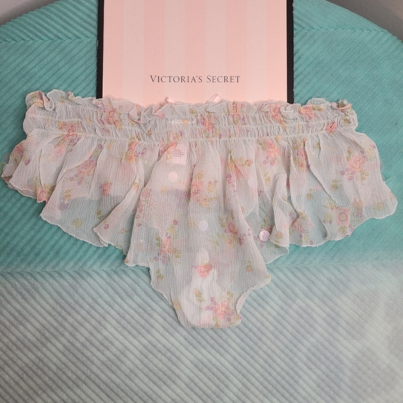 SOLD Ebay Rare ✨️ Victoria's Secret Y2K Dream Angels 100% Silk Sequin Panty Sm - Picture 6 of 10